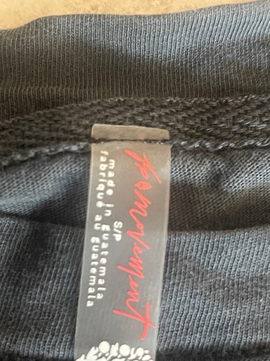 Free people movement Gray Long Sleeve Shirt cropped S - Picture 3 of 7